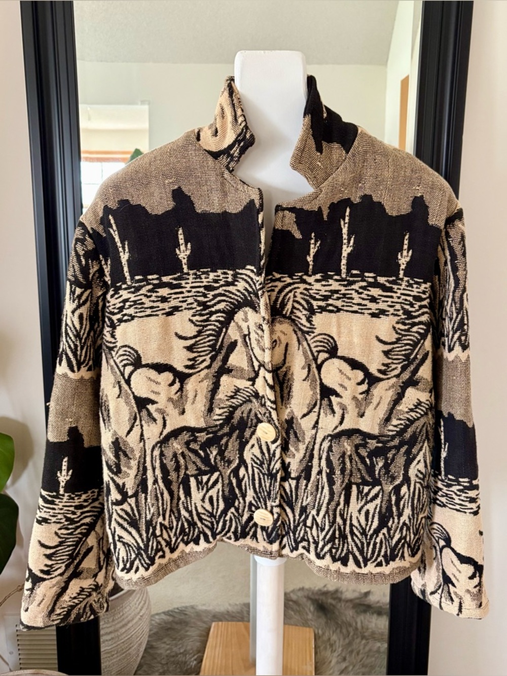 Vintage Western Horse Long Sleeve Jacket